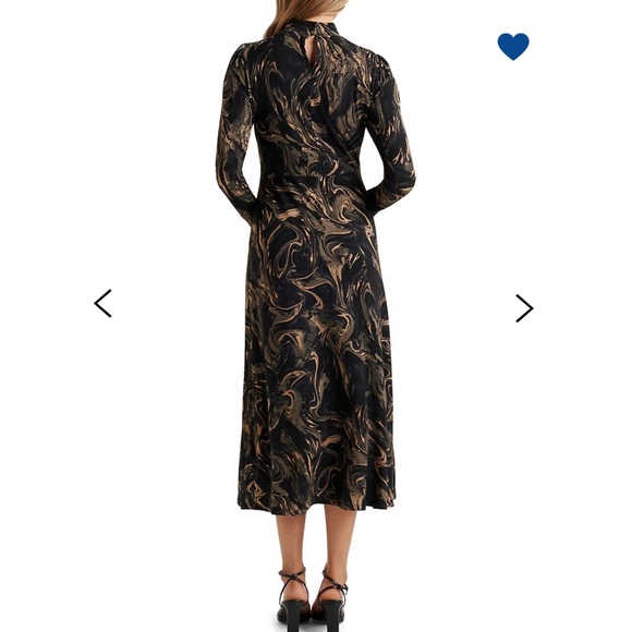 Ever New Dawson Marble-Print Highneck
Midi Dress - Picture 2 of 4